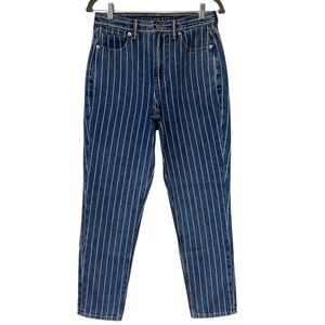 {American Eagle} "Mom Jean" Tapered Straight Leg Rigid Denim Jeans